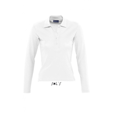 SOL'S Női galléros póló SOL'S SO11317 Sol'S podium - Women'S polo Shirt -XL, White