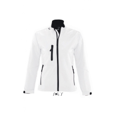 SOL'S Női kabát SOL'S SO46800 Sol'S Roxy - Women'S Softshell Zipped Jacket -2XL, White