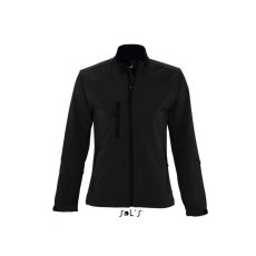 SOL'S Női kabát SOL'S SO46800 Sol'S Roxy - Women'S Softshell Zipped Jacket -M, Black