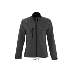 SOL'S Női kabát SOL'S SO46800 Sol'S Roxy - Women'S Softshell Zipped Jacket -M, Charcoal Grey