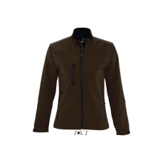 SOL&#039;S Női kabát SOL&#039;S SO46800 Sol&#039;S Roxy - Women&#039;S Softshell Zipped Jacket -M, Dark Chocolate női dzseki, kabát