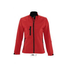 SOL'S Női kabát SOL'S SO46800 Sol'S Roxy - Women'S Softshell Zipped Jacket -S, Pepper Red