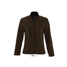 SOL'S Női kabát SOL'S SO46800 Sol'S Roxy - Women'S Softshell Zipped Jacket -XL, Dark Chocolate