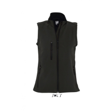 SOL&#039;S Női kabát SOL&#039;S SO46801 Sol&#039;S Rallye Women - Sleeveless Softshell Jacket -2XL, Black női dzseki, kabát