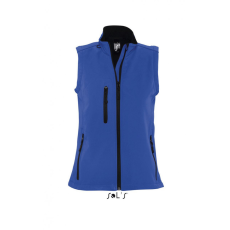 SOL'S Női kabát SOL'S SO46801 Sol'S Rallye Women - Sleeveless Softshell Jacket -L, Royal Blue