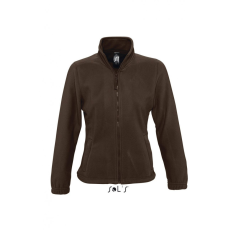 SOL'S Női kabát SOL'S SO54500 Sol'S north Women - Zipped Fleece Jacket -2XL, Dark Chocolate