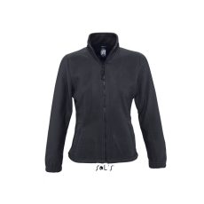 SOL'S Női kabát SOL'S SO54500 Sol'S north Women - Zipped Fleece Jacket -L, Charcoal Grey
