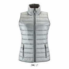 SOL&#039;S Női mellény SOL&#039;S SO01437 Sol&#039;S Wave Women - Lightweight Bodywarmer -L, Metal Grey női mellény