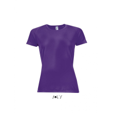 SOL&#039;S Női póló SOL&#039;S SO01159 Sol&#039;S Sporty Women - Raglan-Sleeved T-Shirt -XL, Dark Purple női póló