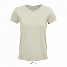 SOL&#039;S Női póló SOL&#039;S SO03581 Sol&#039;S Crusader Women - Round-neck Fitted Jersey T-Shirt -XL, Natural női póló