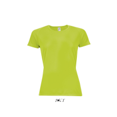 SOL'S Női raglános rövid ujjú sport póló, SOL'S SO01159, Neon Green-2XL