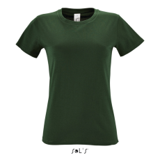 SOL'S Női REGENT kereknyakú rövid ujjú pamut póló, SOL'S SO01825, Bottle Green-M