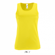 SOL'S Női SOL'S SO02117 Sol'S Sporty Tt Women - Sports Tank Top -L, Neon Yellow