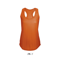 SOL&#039;S Női ujjatlan sporthátú trikó SO00579, Burnt Orange-L női trikó