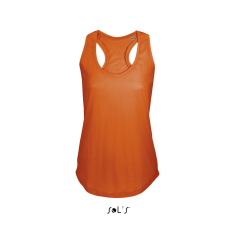 SOL'S Női ujjatlan sporthátú trikó SO00579, Burnt Orange-M