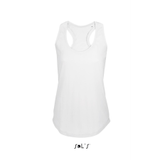 SOL&#039;S Női ujjatlan sporthátú trikó SO00579, White-S női trikó