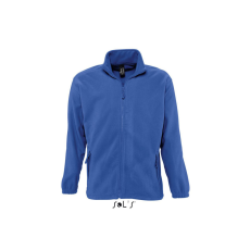 SOL'S NORTH cipzáras férfi polár pulóver SO55000, Royal Blue-L