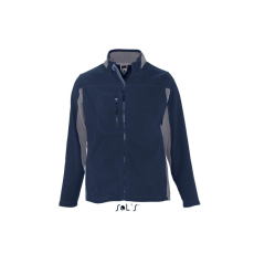 SOL'S NORTH cipzáras férfi polár pulóver SO55500, Navy-L