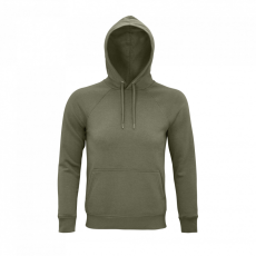 SOL'S organikus unisex kapucnis pulóver SO03568, Khaki-XS