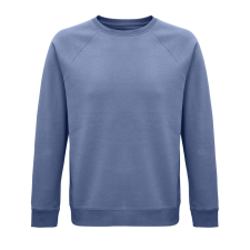 SOL'S organikus unisex környakas pulóver SO03567, Blue-S női pulóver, kardigán