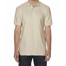 SOL'S PERFECT két gombos férfi rövid ujjú galléros piké pamut póló SO11346, Sand-XL