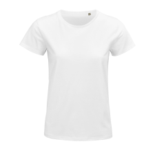 SOL&#039;S PIONEER rövid ujjú Női póló organikus pamutból SO03579, White-S női póló