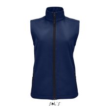 SOL'S RACE Női cipzáras softshell mellény SO02888, French Navy-2XL női mellény
