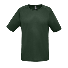 SOL'S raglános, rövid ujjú férfi sport póló SO11939, Forest Green-2XL