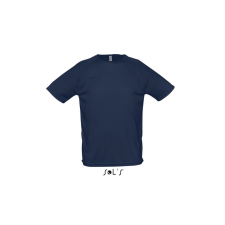 SOL&#039;S raglános, rövid ujjú férfi sport póló SO11939, French Navy-2XL férfi póló