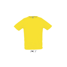 SOL'S raglános, rövid ujjú férfi sport póló SO11939, Lemon-2XL