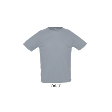 SOL'S raglános, rövid ujjú férfi sport póló SO11939, Pure Grey-M