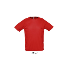 SOL'S raglános, rövid ujjú férfi sport póló SO11939, Red-2XL férfi póló