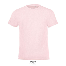 SOL'S REGENT FIT gyerek rövid ujjú kereknyakú póló SO01183, Heather Pink-10A