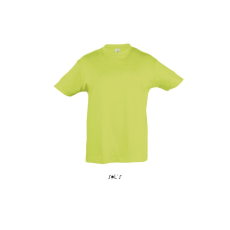 SOL'S REGENT KIDS környakas gyerek rövid ujjú pamut póló SO11970, Apple Green-8A