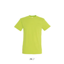 SOL&#039;S REGENT unisex kereknyakú rövid ujjú pamut póló SO11380, Apple Green-2XL férfi póló
