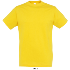SOL'S REGENT unisex kereknyakú rövid ujjú pamut póló SO11380, Gold-2XL