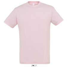 SOL&#039;S REGENT unisex kereknyakú rövid ujjú pamut póló SO11380, Medium Pink-2XL férfi póló