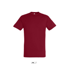 SOL&#039;S REGENT unisex kereknyakú rövid ujjú pamut póló SO11380, Tango Red-XL férfi póló
