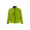 SOL'S RELAX vastag 3 rétegű férfi softshell dzseki SO46600, Green Absinthe-XL