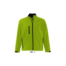 SOL&#039;S RELAX vastag 3 rétegű férfi softshell dzseki SO46600, Green Absinthe-XL férfi kabát, dzseki