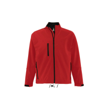 SOL&#039;S RELAX vastag 3 rétegű férfi softshell dzseki SO46600, Pepper Red-XL férfi kabát, dzseki