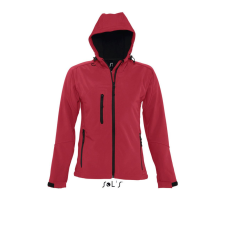SOL&#039;S REPLAY kapucnis cipzáras Női softshell dzseki SO46802, Pepper Red-L női dzseki, kabát
