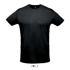 SOL'S rövid ujjú unisex sport póló SO02995, Black-3XL férfi póló