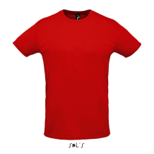 SOL&#039;S rövid ujjú unisex sport póló SO02995, Red-S férfi póló