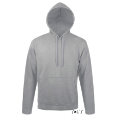 SOL'S SNAKE kapucnis unisex pulóver SO47101, Grey Melange-XL