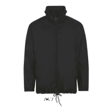 SOL&#039;S széldzseki, gallérba rejtett kapucnival SO01618, Black-3XL férfi kabát, dzseki