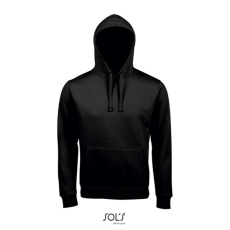 SOL'S unisex kapucnis pulóver SO02991, Black-L