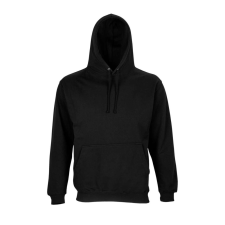 SOL&#039;S unisex kapucnis pulóver SO03815, Black-L női pulóver, kardigán