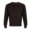 SOL'S unisex környakas pulóver SO03814, Black-M
