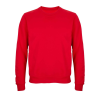 SOL'S unisex környakas pulóver SO03814, Bright Red-2XL